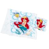 Ariel Printed Velour 2-Piece Bath Wash Towel Set by Little Mermaid