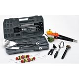 Chefmaster 15 Piece Surgical Stainless Steel BBQ Set with Carrying Case by ChefMaster Brand