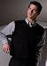 Fine Gauge Wool Blend V-Neck Sweater Vest