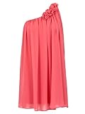 FourFlavor Asymmetrisches Cocktailkleid, koralle