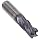 YG-1 E5021TF Micrograin Carbide Square Nose End Mill, General Purpose, TiAlN Coated, Single Cut, 4 Flutes, Center Cutting