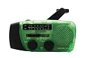 Eton FR150 Microlink Solar-Powered, Self-Powered AM/FM/Weatherband Portable Radio with Flashlight and Cell Phone Charger, Green