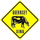 GUERNSEY CROSSING milk dairy farm sign