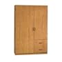 Oak Wardrobe Closet and Storage Organizer