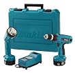 Makita 6337DWDLE 14.4 Volt 1/2-Inch MFORCE Cordless Drill & Flashlight Kit with Exclusive Shift Lock Drive System