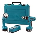 Makita 6337DWDLE 14.4 Volt 1/2-Inch MFORCE Cordless Drill & Flashlight Kit with Exclusive Shift Lock Drive System