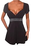 FUNFASH SLIMMING EMPIRE WAIST TOP SHIRT CLOTHING Plus Size Made in USA
