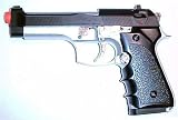 HFC M9 Elite Black Silver Spring Airsoft Gun