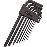 TONE:TONE ロングボールポイントL形レンチセット 9pcs BPL900 型式:BPL900（1セット:9本入）