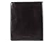 Big Skinny Men's Hipster Leather Bi-Fold Slim Wallet, Holds Up to 40 Cards, Black