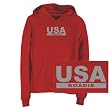 Sweatshirt Woman Red " Usa Roadie " Occupations
