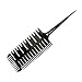 ProStylingToolsÂ® 3-Way Weaving & Sectioning Foiling Comb for Hair Coloring, Highlighting, Balayage, Microbraiding & More - BLACK