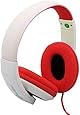 Connectland Circumaural OnEar Sereo Wired Headphone with Microphone Adjustable Headband White/Red CL-AUD63080
