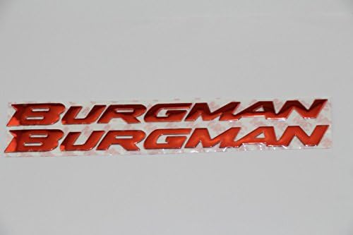 kodaskin S-3M-0033 Sticker Decal Emblem for Suzuki Burgman AN125 250 400 650 Red