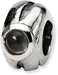 Sterling Silver Reflections Moonstone Bead