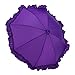GALLERIA Umbrella Kids Ruffle Purple, 1 EA