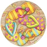 Set of Four Flip Flop Toss Coasters - Style TSKK1
