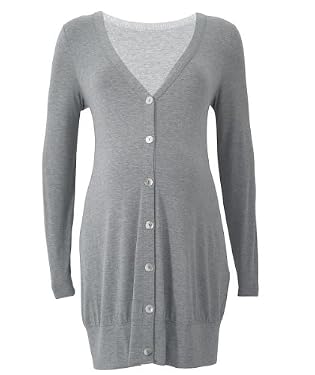 Lounge Button-Front Cardigan
