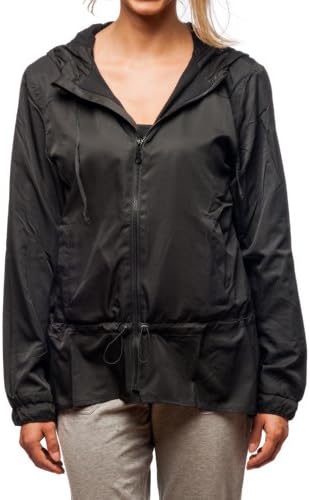 Central Park Womens Classic Waterproof Athletic Hooded Jacket
