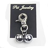 2 sets Bell training Charm Pendants Jewelry for Pet Dog Cat Necklace Collar