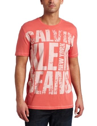 Calvin Klein Jeans Men's Big Logo Short Sleeve Crew Neck Tee Calvin Klein Jeans Men's Big Logo Short Sleeve Crew Neck Tee