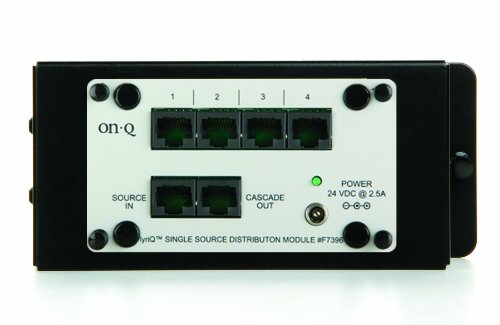 On-Q/Legrand AU7396 lyriQ Single Source, Four Zone Distribution Module
