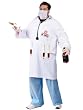 Plus Size Doctor Costume White Lab Coat Dr Shots Drinking Costume