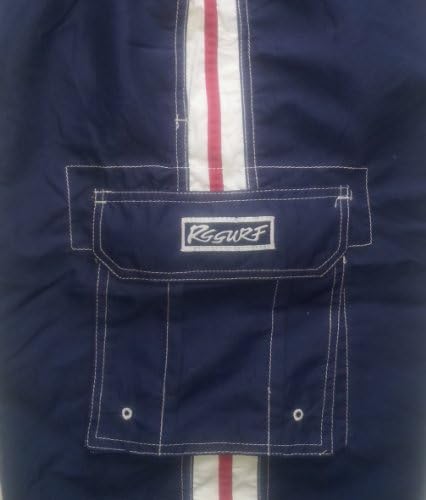 RS Surf Mens Side Stripe Swim Trunks SM-4XL