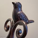 Iron Cookbook Stand ~ Book Holder w/Bird