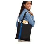 Port Authority Vertical Stripe Canvas Tote