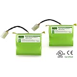 UL&CE Certified - Lithium Neato XV Series Replacement Battery for Neato XV-11, XV-12, XV-14, XV-15, XV-21, XV-25, XV Essential, XV Signature and XV Signature Pro, 4400 mAH (Set of 2)