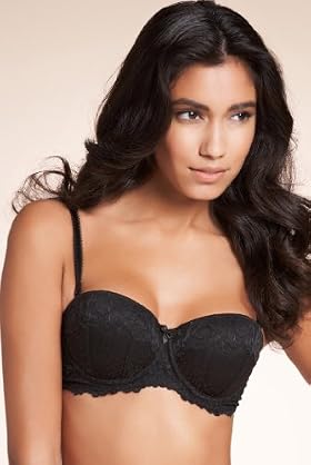 Animal Jacquard Push up Strapless Bra Animal Jacquard Push up Strapless Bra