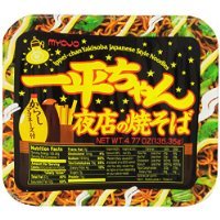 Myojo Ippeichan Yakisoba Japanese Style Instant Noodles, 4.77-Ounce Tubs (Pack of 6)