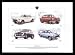 Volvo Classic Cars 1960s 1970s P1800 122s 123gt P1800es Art Print