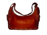 Classy Genuine Leather Shoulder Handbag Bag Purse LSH_LTBROWNZT_LG5