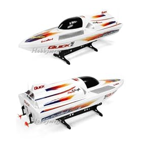 Large Torsion Propeller RC Rocket Speed Racing Boat by HobMega