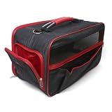 Bark N Bag Organic Denim Pet Dog Cat Airline Approved Soft Sided Crate Bag Tote Carrier Crate Airline Medium Carrier Size 18w X 10h X 10