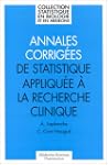 Annales corrig�es de statistique: App...