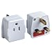 Electronics : US/USA/CANADA (2/3-Pin) to UK (3-Pin) Mains Power Visitor Adaptor Converter...