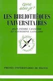 Les bibliothèques universitaires