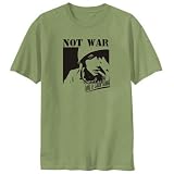 T-Shirt Olive Green  Not War Turks & Caicos Islands  Country
