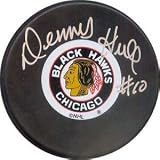 Dennis Hull Autographed/Hand Signed Chicago Blackhawks Hockey Puck