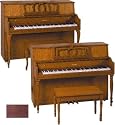 43" Italian Prov. Leg Console Piano (Walnut Satin)