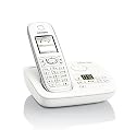 Siemens Gigaset C595 Schnurlostelefon (Anrufbeantworter, Farb-Display, Komfort-Freisprechen) weiß