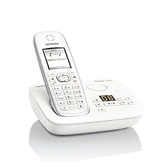 Siemens Gigaset C595 Schnurlostelefon (Anrufbeantworter, Farb-Display, Komfort-Freisprechen) weiß