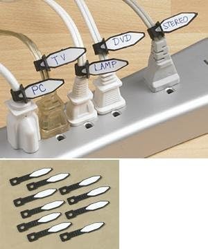 Cord Flags for Multiple Plugs -Label Your Cords with These Clever Flags to Avoid Confusion