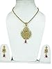 Indian Jewelry Necklace Earrings Set Charming Pendant Kundan Necklaces