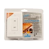 Leviton 6697-W Anywhere Switch Plug-In RF Remote Decora Rocker Single-Pole Switch, White by Leviton