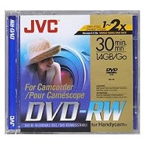 JVC 2x 8cm Rewritable Mini DVD-RW For Sony Handycam - DVD-RW, Single