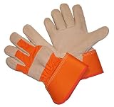 G & F Kids Garden Gloves leather palm with Rubberized Safety Cuff, Kids Size, 2 Pair 41FR6R34AXL. SL160 G & F Kids Garden Gloves leather palm with Rubberized Safety Cuff, Kids Size, 2 Pair